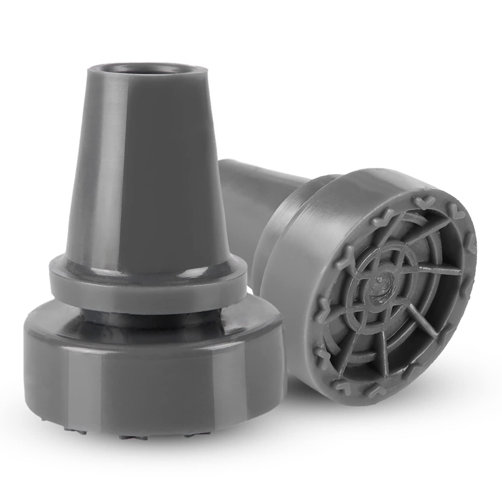 Walking Stick Rubber Ends, Cane Tips, 360° Rotating Crutches Tip Anti-Slip Walking Stick Tips for Canes, Walking Sticks, Hiking Stick