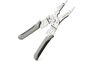 FASIUCHOI Multi-function Wire Stripper Tool Electrical, 9-in-1 Wire Cutter & Wire Crimping Tool, Adjustable AWG 6-16, Comfortable Grip and Refined Craftsmanship