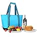 VIGBAGNIA Cooler Bag Insulated 30-Can Soft Sport Tote Bag Fodable Snapbasket