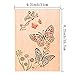 PETAFLOP Butterflies Handmade Greeting Cards Gift for Mother's Day with Blank Envelope