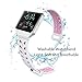 For Fitbit Blaze Bands Accessory, VODKE Silicone Ventilate Replacement Watch Band/Strap/Bracelet/Wristband With Frame For Fitbit Blaze Smart Fitness Watch Men Women Small Large (White+Pink)