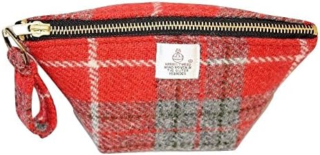 Harris Tweed ladies Big Mouth pouch - The Hebridean plaid hand made in Scotland