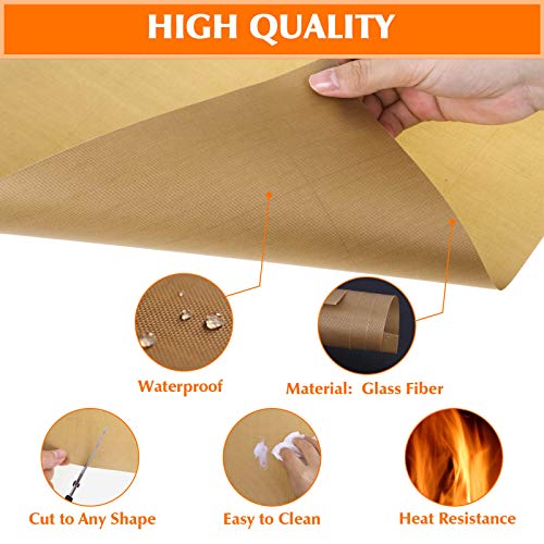 Teflon Sheet for Heat Press, 15 Pack Selizo Heat Transfer Cover Paper