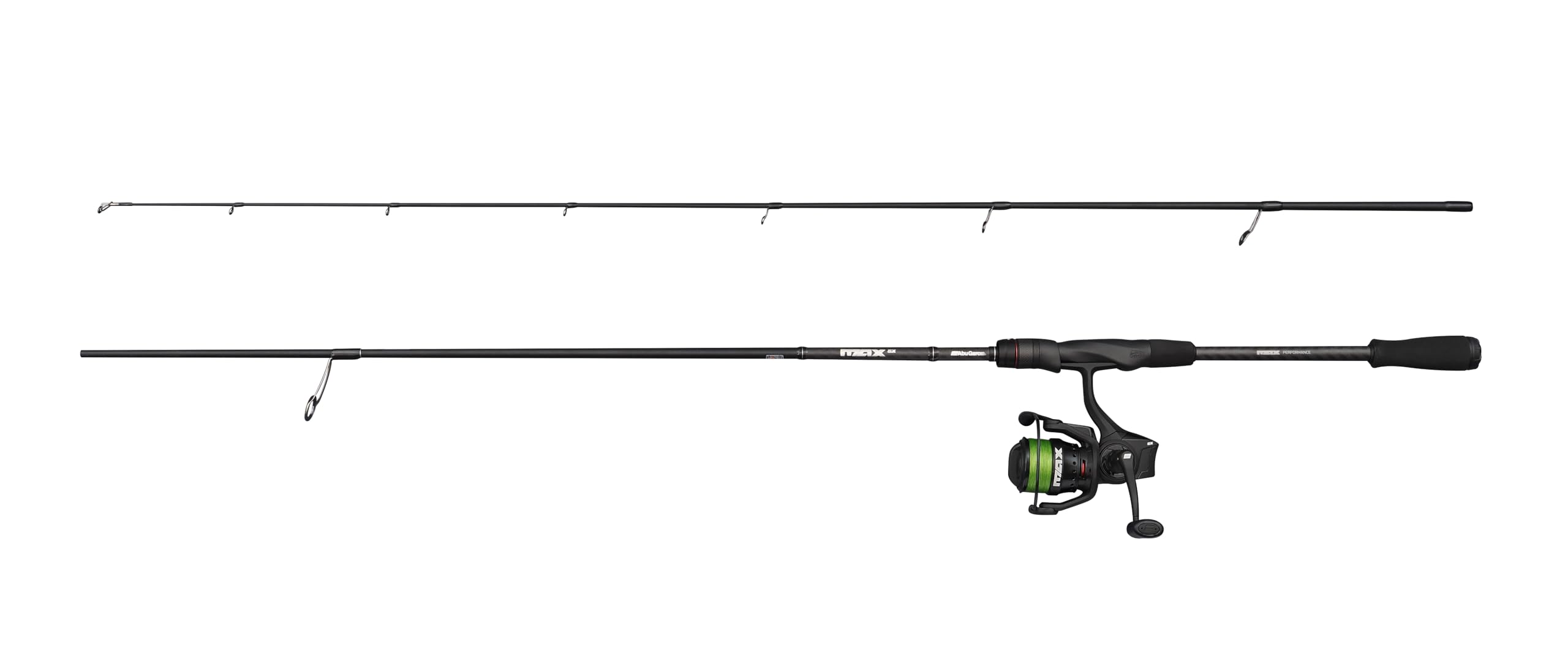 Abu Garcia Max SX Spinning Combo, Freshwater Angler Fishing Rod & Reel Pike Perch & Zander, Strong Leightweight & Versatile, Black, 1.83m Moderate Fast Rod, 2500 Size Reel