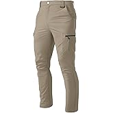 Zalify Men's Hiking Cargo Pants Water Resistant Quick Dry Lightweight Fishing Camping Cycling Travel Outdoor Pants