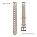SWEES Genuine Leather Bands Compatible with Alta & Alta HR, Genuine Leather Band with Buckle Replacement Wristband Small & Large Women Men, Silver, Gold, Black, Brown, Pink, Grey
