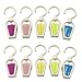 Mmei Set of 10 Plastic Fashion Color Collection Swivel Laundry Hooks Clothes Pins Hanging Clips Hanger Home Travel Portable