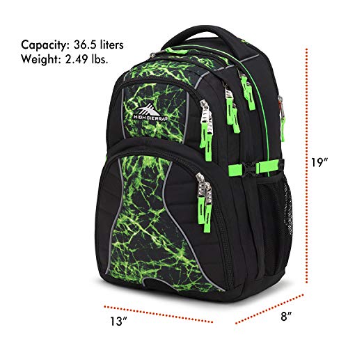 image for High Sierra Swerve Laptop Backpack, 17-inch Laptop Backpack for High S