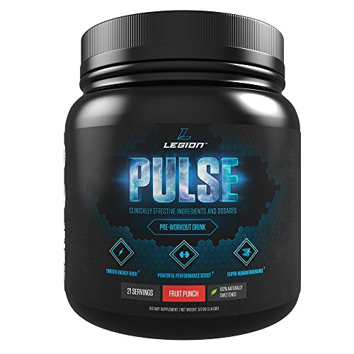 LEGION Pulse Pre-Workout Supplement - #1 Bestseller on Amazon - 100% Naturally Sweetened - Great Taste & Mixability... image