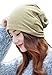Qunson Women's Lightweight Turban Slouchy Beanie Hat Cap