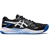 ASICS Men's Gel-Challenger 13 Tennis Shoes, 12, Black/Electric Blue
