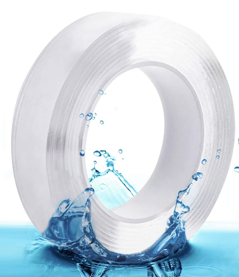 Hybrid Minds™ Strong Double Sided Tape Heavy Duty | 5M Length, 2mm Thick | Picture Hanging Strip, Nano Tape, 3M Double Sided Sticky Pads for Home and Office Use