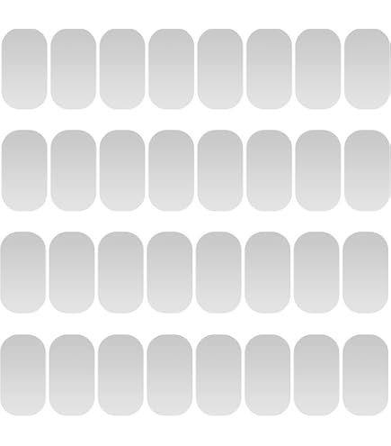 BelTech Lot De 100 Plaquettes Métalliques Autocollantes Pour Figurines Tonie, Base Adhésive Pour Aimants, Disques Métalliques En Acier Inoxydable, Décorez La Chambre D'enfant Avec Des Figurines Tonie