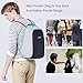 oscaurt Anti Theft Backpack 15.6 Inch Laptop Travel Backpack with Hidden Zipper and USB Charging Port Waterproof Business Computer Bag for Men & Women