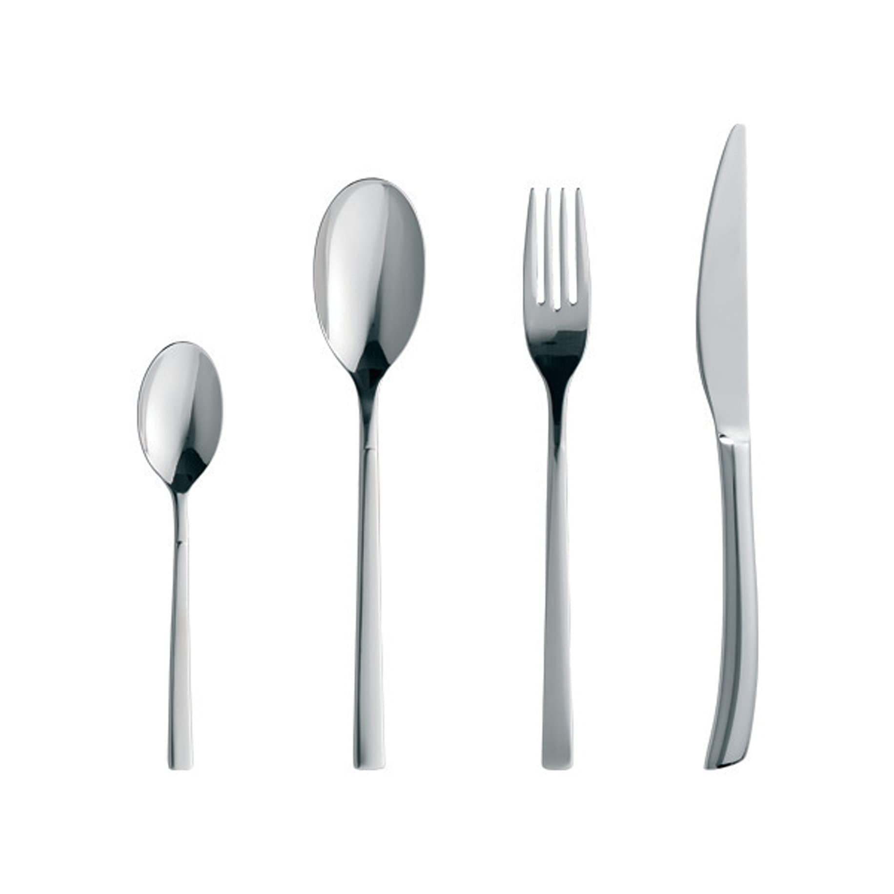 Denby – Spice 16 Piece Stainless Steel Cutlery Set for 4 People – Dishwasher Safe Tableware Kitchen Service – Flatware Set with Fork, Table Knife, Dessert Spoon & Teaspoon