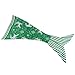 NOPTEG Mermaid Tail Blanket Crochet Knitted Living Room Sleeping Bag Birthday Gift for Kids 59inch x31.5 inch (Reindeer Snowflake,Green)