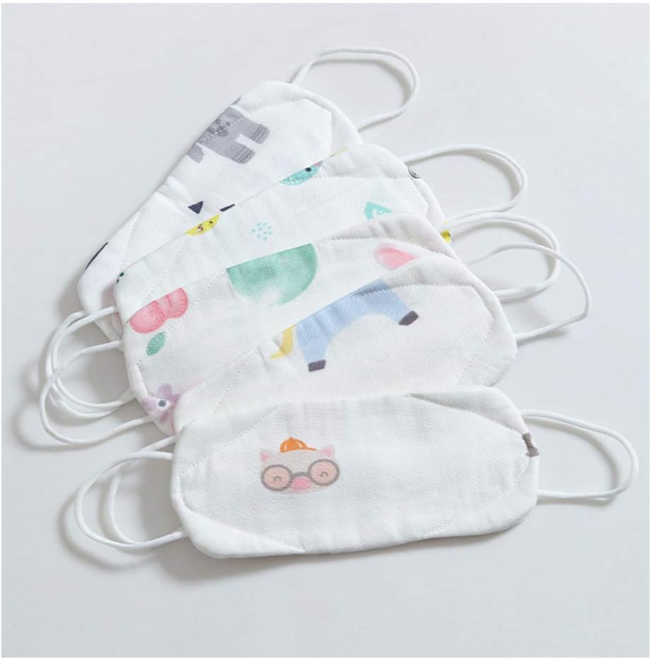 N/A Children's Masks,Dust Masks,Anti-virus Masks,Cotton Masks,Suitable for Infants and Young Children. [3 × Mask, Random Colors],0to3years