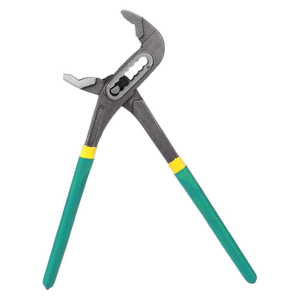 Fafeicy Pliers, 12In Quick Adjustable Water Plumbing Pliers with Non-Slip Rubber Handle 45# Steel Industrial Grade