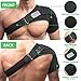 Shoulder Support Brace with Pressure Pad for Rotator Cuff - High Quality Breathable Neoprene Shoulder Wrap – Adjustable Strap by Wild-Support (+Bonus: Kinesiology Tape, Bag, eBook and User Guide)