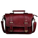 EOSUSI Women's Faux Leather Briefcases Messenger Bag Ladies Handbags
