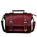 ECOSUSI Women's Faux Leather Briefcases Messenger Bag Ladies Handbags