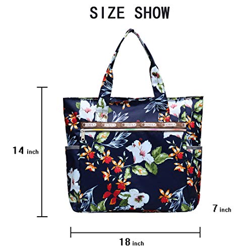 Nylon-Large-Lightweight-Tote-Bag-Shoulder-Bag-for-Gym-Hiking-Picnic-Travel-Beach-Waterproof-Tote-Bags