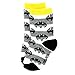 Batman Toddler 6 pack Crew Socks (3T/4T, Batman Pow!)