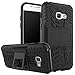 Samsung Galaxy A3 2017 Case Remex [Military Tires Leather And Kickstand] with Shockproof and Anti-Scratch and Non-Slip Case For Samsung Galaxy A3 2017 (Black)