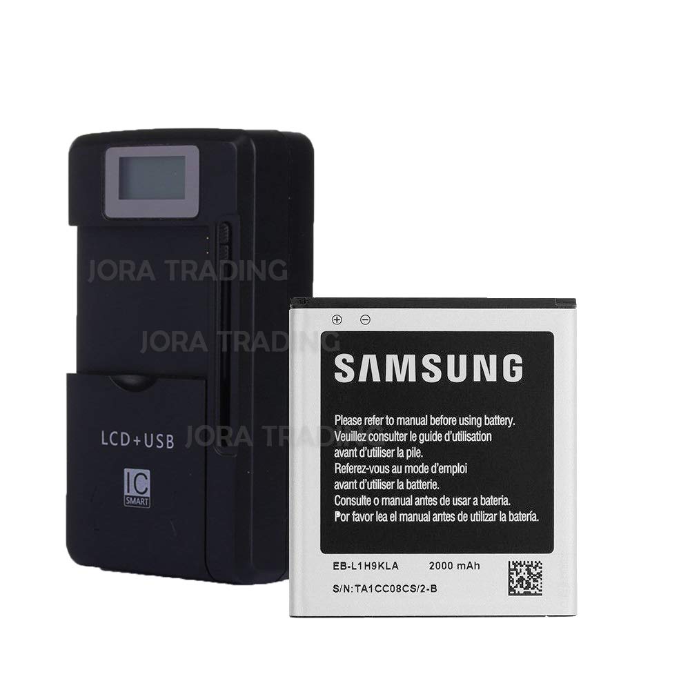 OEM Battery EB-L1H9KLA EB-L1H9KLU for Samsung Galaxy Axiom R830 & Victory  4G LTE L300 w/Universal LCD Battery Charger + USB-Port (Adjustable Dock) in  ...