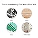 1000 Pieces Adhesive (500 Pair Sets) 0.39in Diameter Sticky Back Coins Hook & Loop Self Adhesive Dots Tapes Magic Sticky Dots