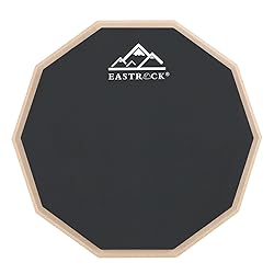 EASTROCK Practice Drum Pad, 8 Inches Double Sided