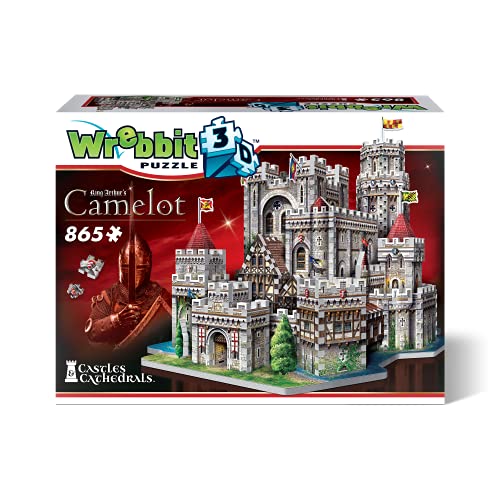 Wrebbit 3D King Arthur’s Camelot 3D Jigsaw Puzzle 865 Pieces