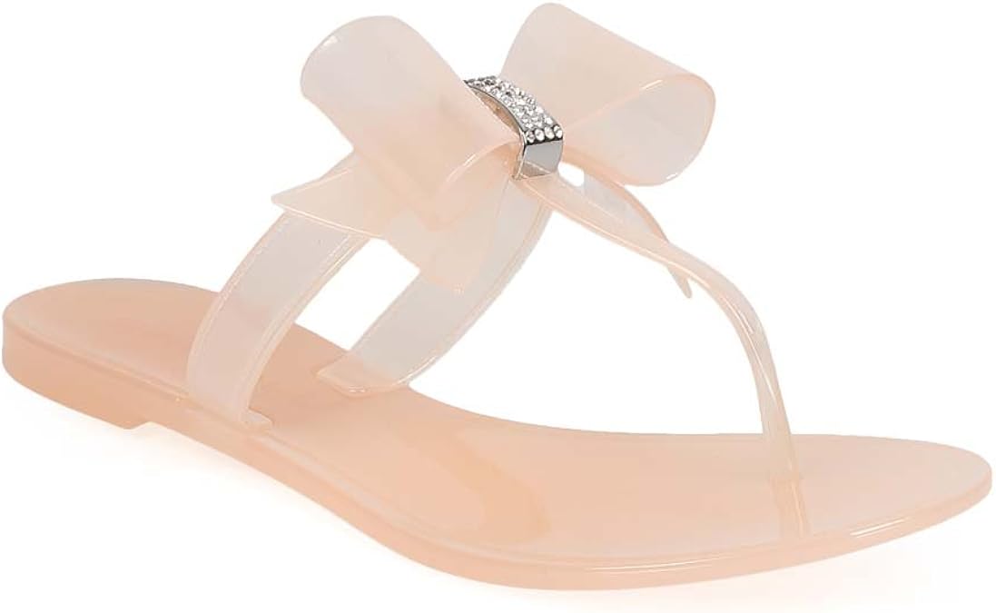 wild diva bow sandals