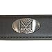 Aquarius Men's Oil Tanned Leather 4 Piece Belt with Golf Choncos