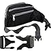 Big Mango Multi-Functional Sports Bag 6 Zipper Pockets Waist Bag Fanny Chest Pack with Pouch for Cell Phone,Small Automatic Umbrella and Personal Stuffs for Both Men and Women Use