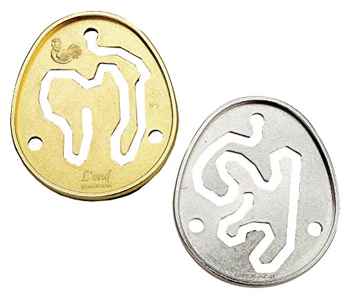 L'OEUF Hanayama Cast Metal Brain Teaser Puzzle (Level 4)