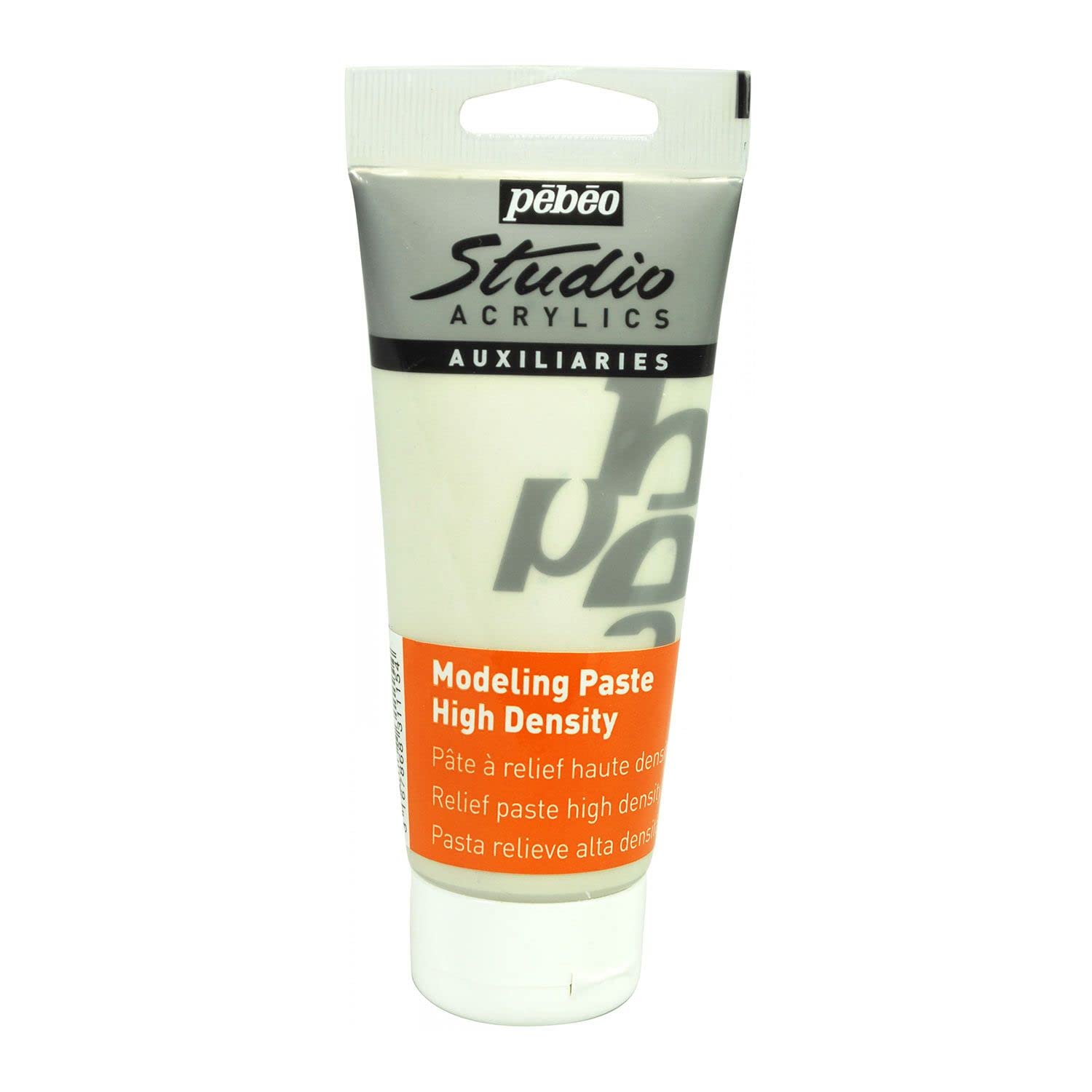 PEBEO High Viscosity Studio Acrylics Modeling Paste, White, 100 ml (Pack of 1)