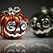 Authentic BELLA FASCINI Halloween Jackie O Lantern Pumpkin Bead Charm - 925 Silver - Fits Bracelets