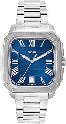 Hommes Analogique Quartz Montre avec Bracelet en Acier Inoxydable FS6121