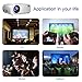 Video Projector,Full HD LED 3600 Lux Mini Partable Projector 2019 New,1080p and 300” Display 50000 Hours Projector for Home Movie,Compatible with TV Stick, PS4, HDMI, VGA, TF, AV and USBthumb 2