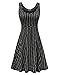 Herou Summer Flared Floral Dresses for Women Work Casual Flower-A Medium