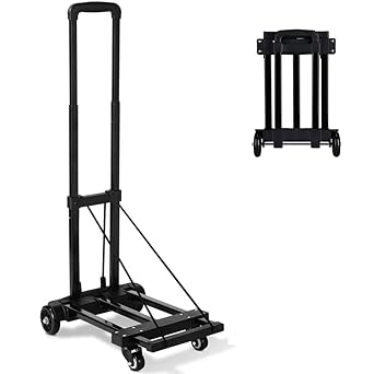 heavy duty luggage cart large wheels