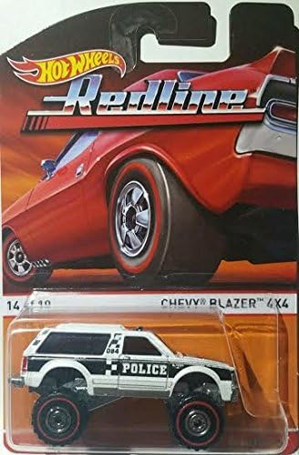 CHEVY BLAZER 4x4 POLICE (14 of 18) Redlines / Heritage Series 2015 Hot Wheels 1:64 Scale Die-Cast Vehicle by Mattel