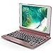 Snugg iPad Mini Keyboard Case, Apple iPad Mini 1 2 3 Bluetooth Keyboard Case Cover [Smart Backlit] Folio, Wireless Auto Sleep/Wake - Rose Gold