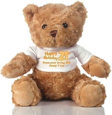 21st birthday teddy
