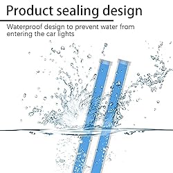 Car LED Headlight Strip Lights, Exterior Dual Color