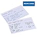 Mead 3 x 5-Inch Index Cards, Ruled, 100 Count, White (63350) Pack Of 6