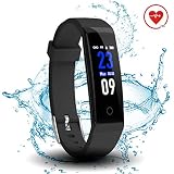 DoSmarter Activity Tracker,Color Screen Heart Rate Monitor Pedometer Watch, Waterproof Fitness Health Tracker Smart Band with Step Calories Counter