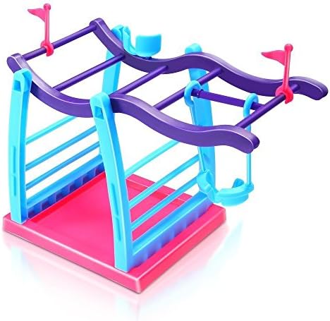 Fingering Monkey Swing Stand / Bar / Playground, Interactive Baby Monkey Playset For Fingerling Monkey Toy, Jungle Gym for Finger Baby Monkey by Petoss