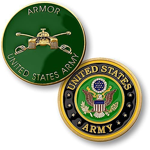 U.S. Army Armor Challenge Coin